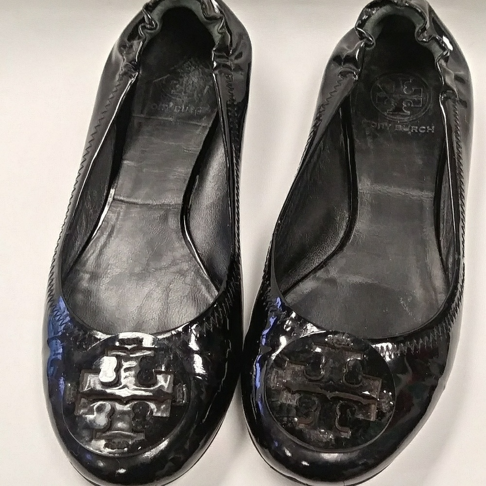 Tory Burch black flats - Picture 1 of 6